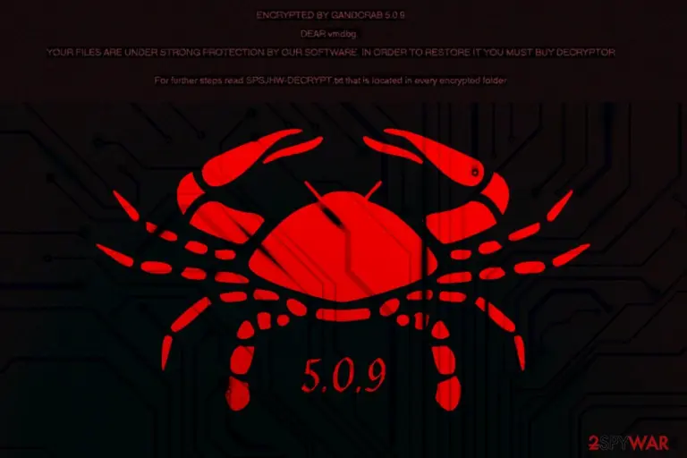 GandCrab 5.0.9 ransomware