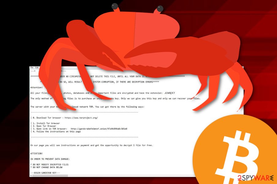 Gandcrab 5.2 threat Gandcrab 5.2 threat