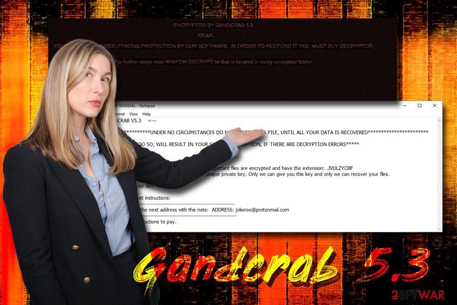Gandcrab 5.3 ransomware virus Gandcrab 5.3 ransomware virus