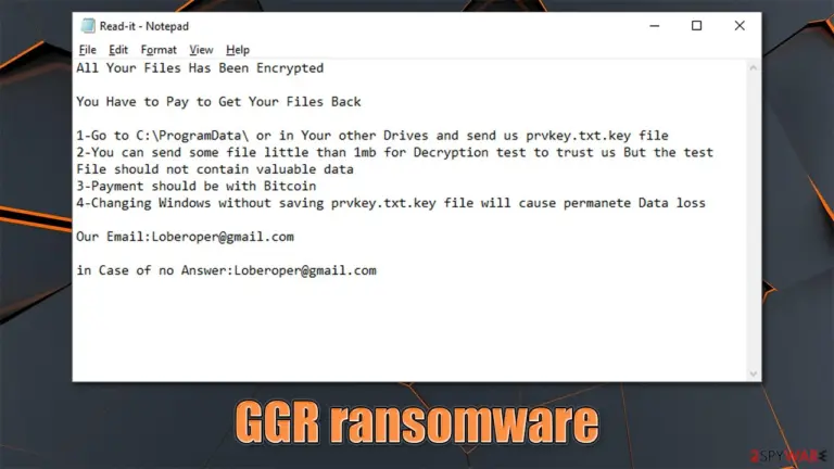 GGR ransomware