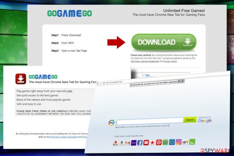 GoGameGo toolbar hijacks Chrome GoGameGo toolbar hijacks Chrome