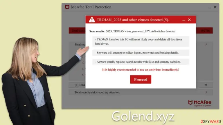 Golend.xyz scam