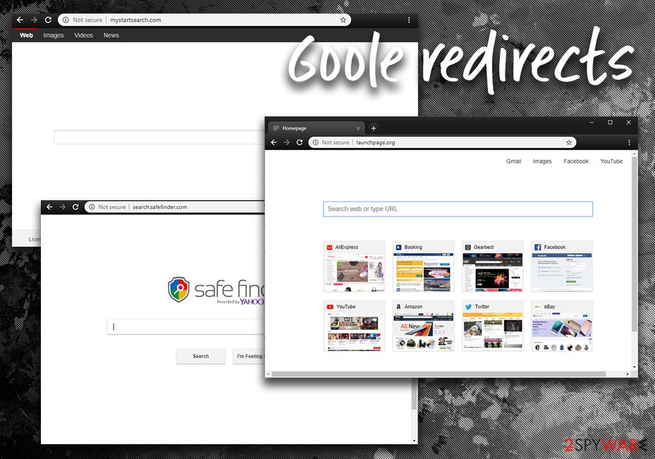 Google Redirect browser hijackers Google Redirect browser hijackers