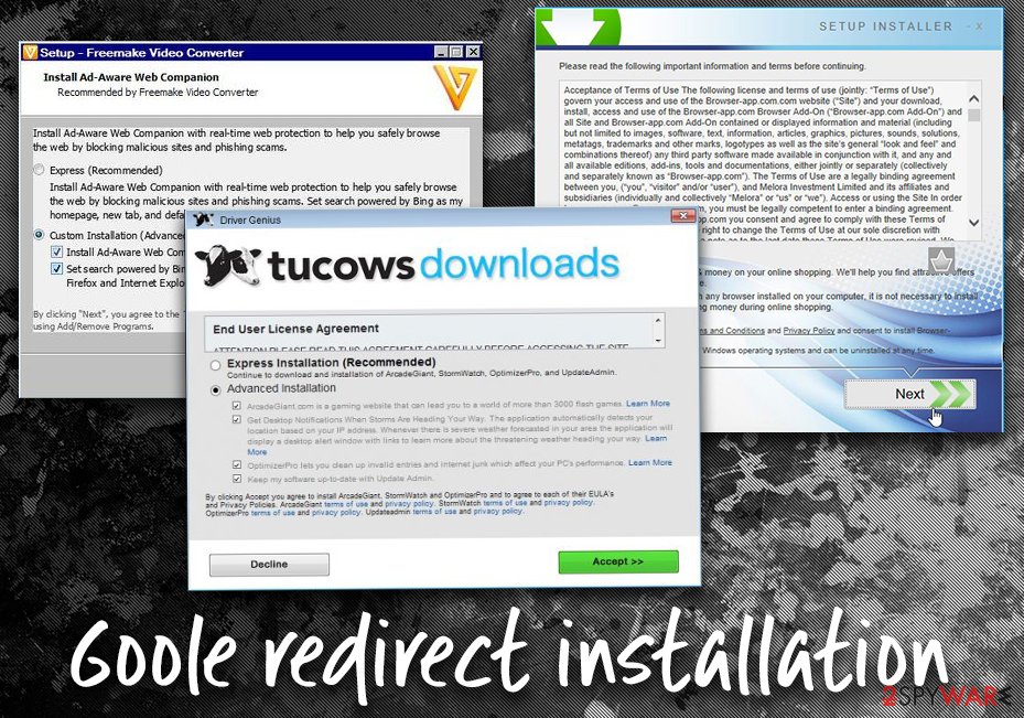 Google Redirect installation Google Redirect installation