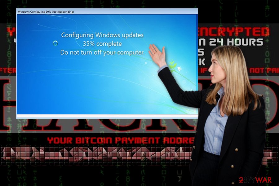 The sample of HACKED ransomware The sample of HACKED ransomware