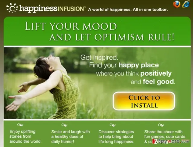 HappinessInfusion Toolbar virus