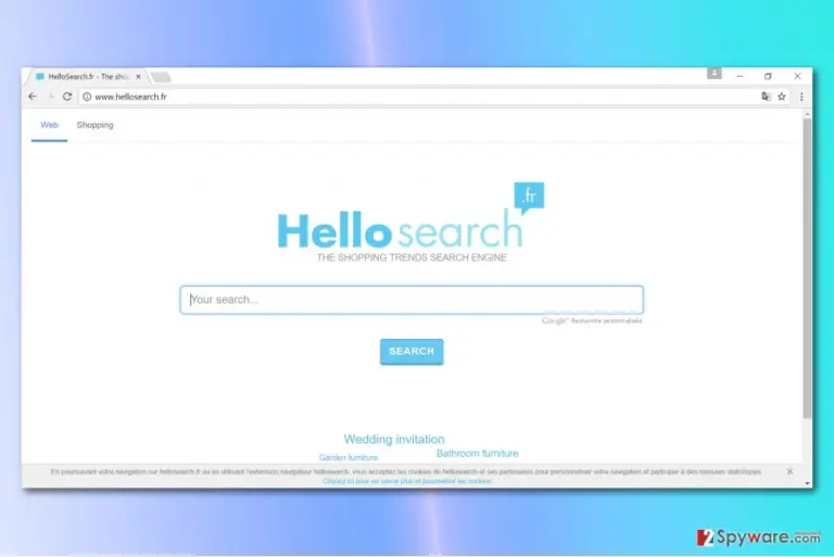 Hellosearch.fr virus