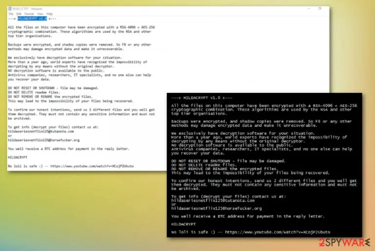 HildaCrypt ransomware virus