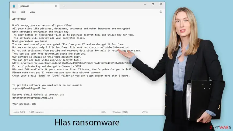 Hlas ransomware virus