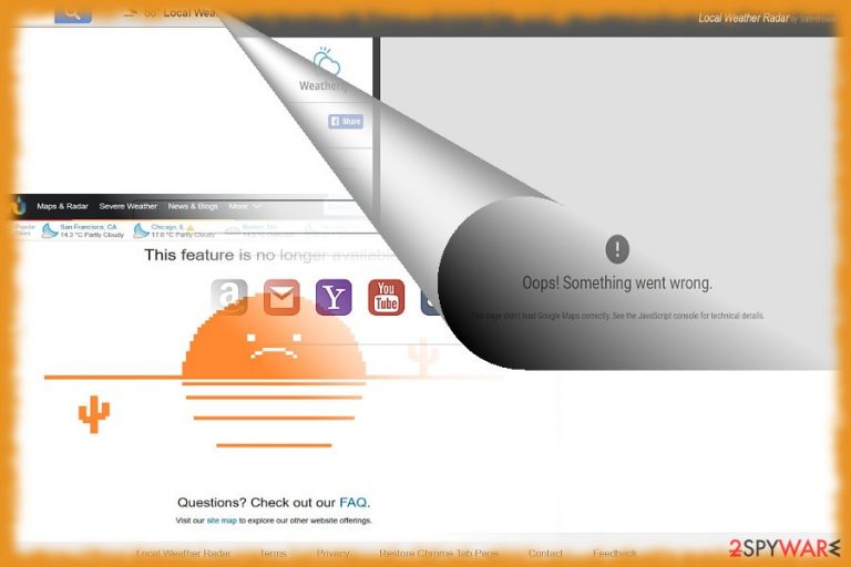 The example of Search.hlocalweatherradar.co