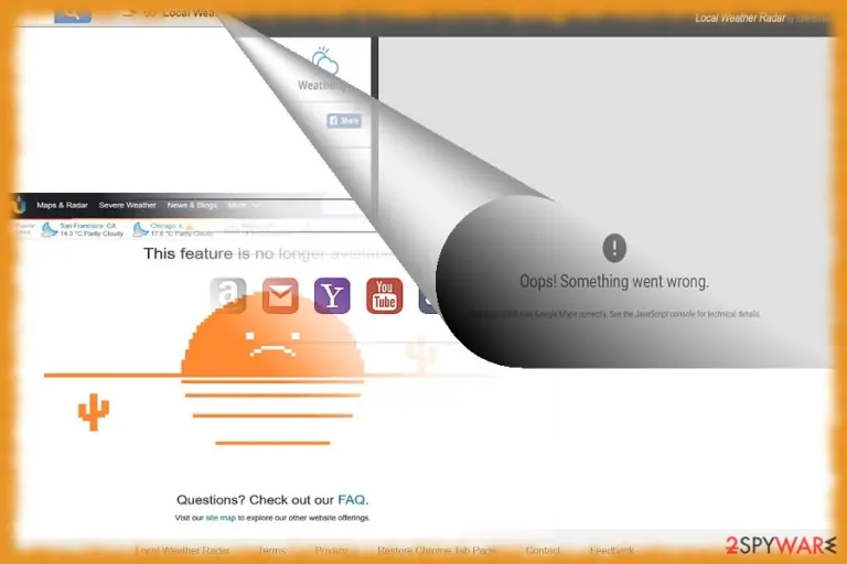 The example of Search.hlocalweatherradar.co