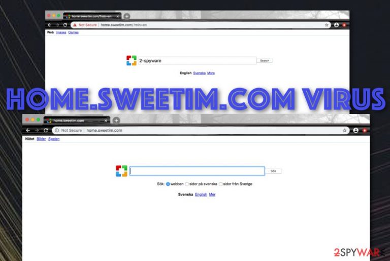 Home.sweetim.com potentially unwanted program Home.sweetim.com potentially unwanted program
