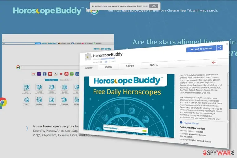 The picture illustrating Horoscope Buddy Toolbar