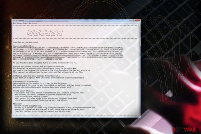 Horsia Ransomware Horsia Ransomware