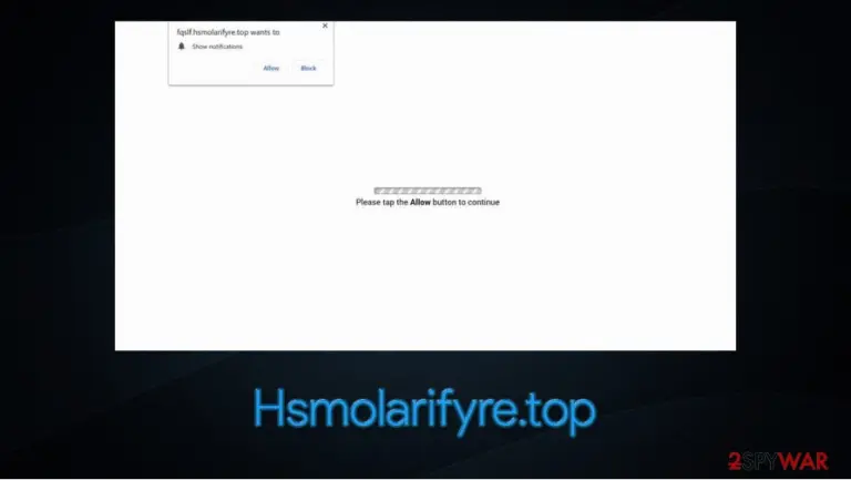 Hsmolarifyre.top virus