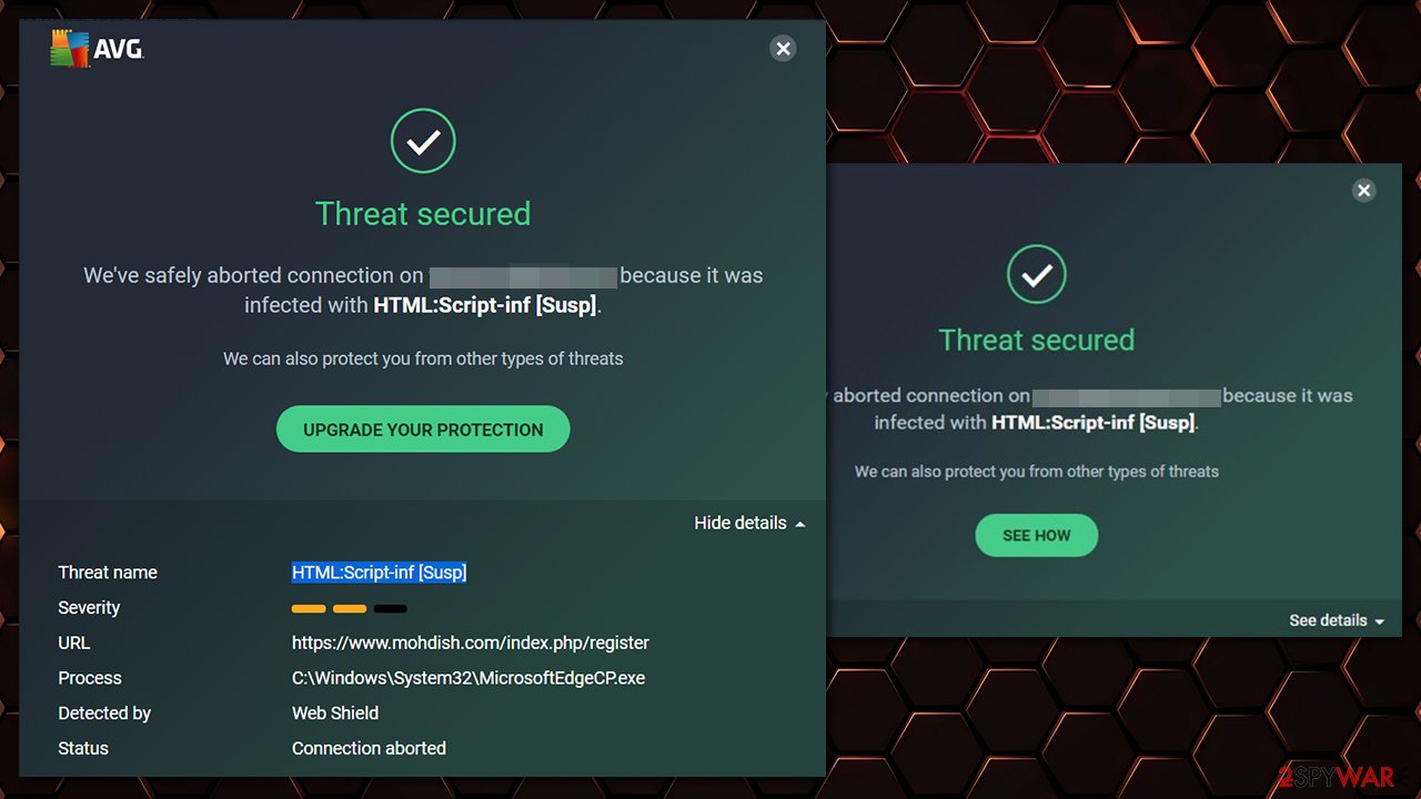 HTML:Script-inf malware HTML:Script-inf malware