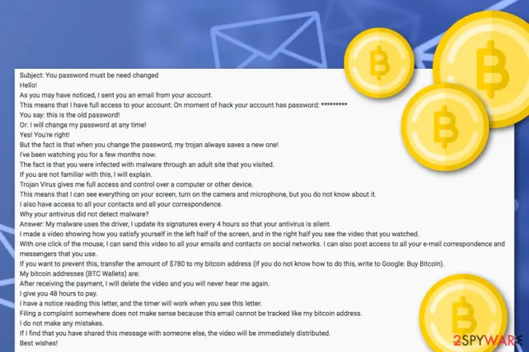I sent you an email from your account scam