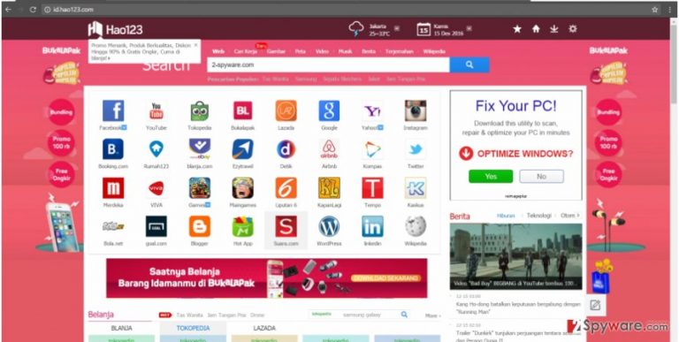 ID-.Hao123 - a well-known browser hijacker ID-.Hao123 - a well-known browser hijacker