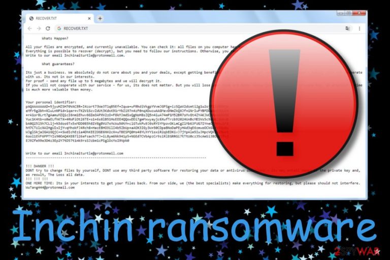 Inchin ransomware Inchin ransomware