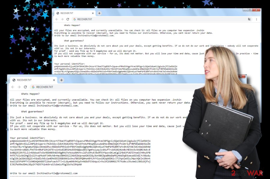 Inchin ransomware virus Inchin ransomware virus