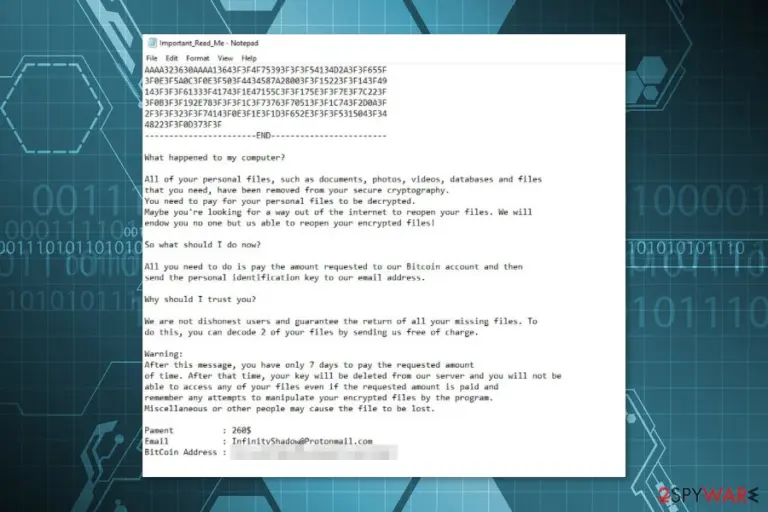 The ransom note by InfinityShadow
