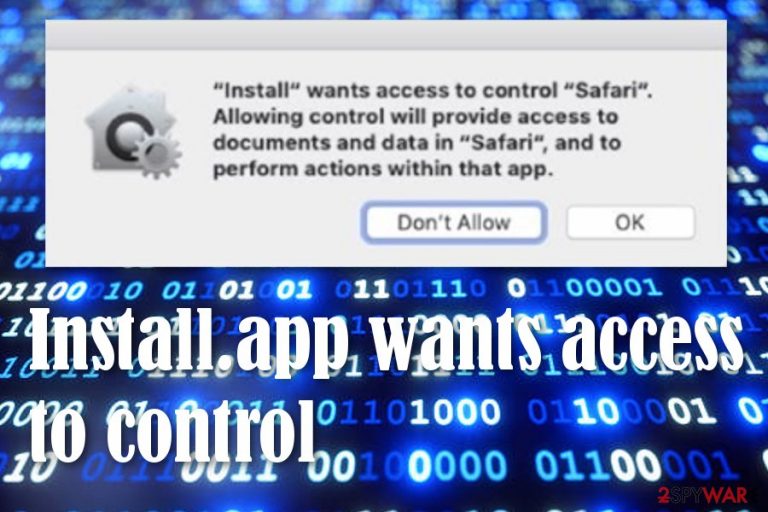Install.app wants access to control Install.app wants access to control