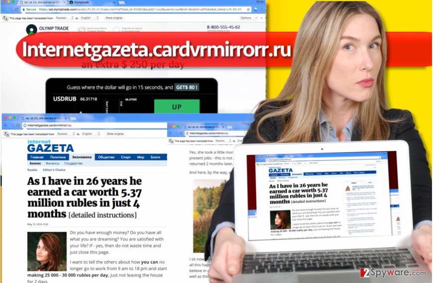 Internetgazeta.cardvrmirrorr.ru virus Internetgazeta.cardvrmirrorr.ru virus