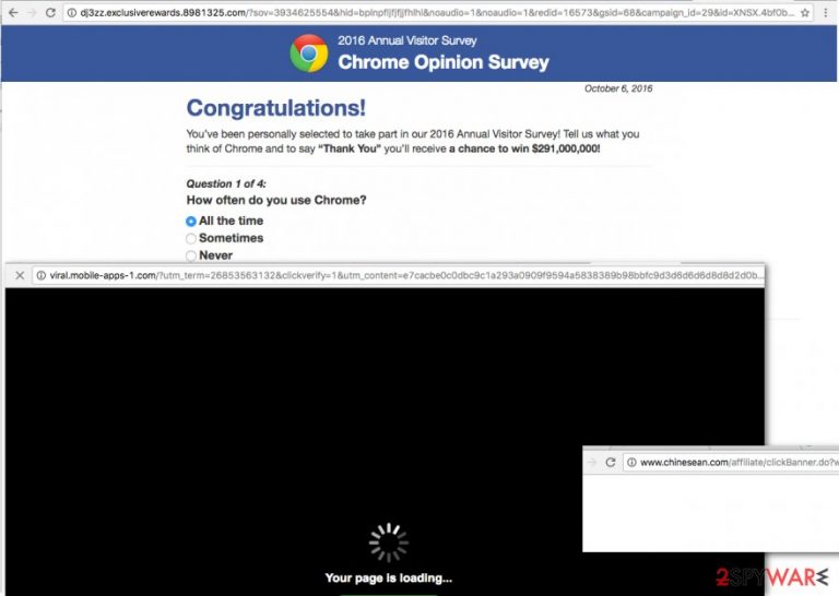 Screenshots of isanalyze.com ads and redirects Screenshots of isanalyze.com ads and redirects