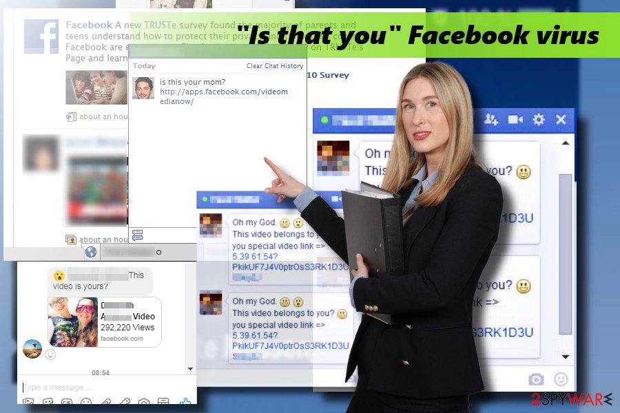 "Is that you" Facebook virus "Is that you" Facebook virus