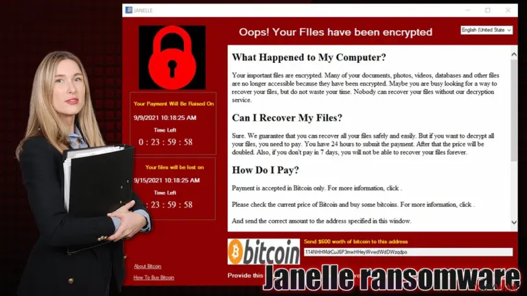 Janelle ransomware virus