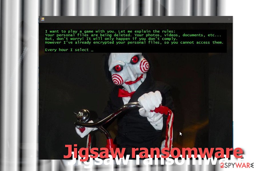 Jigsaw virus version example Jigsaw virus version example