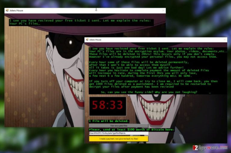 Jokers House virus Jokers House virus