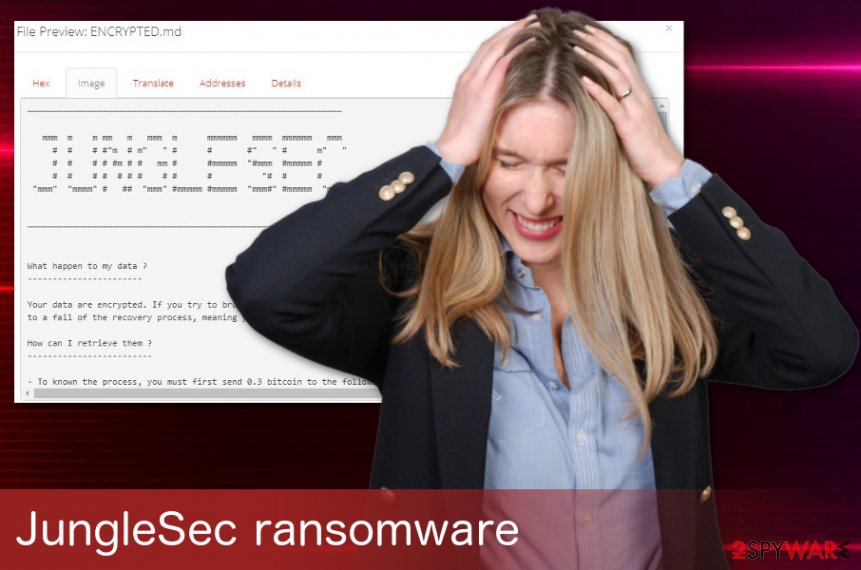 JungleSec ransomware virus JungleSec ransomware virus