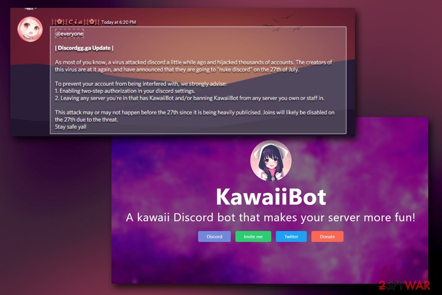 KawaiiBot virus is a hoax KawaiiBot virus is a hoax