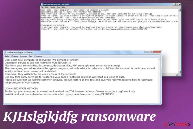 KJHslgjkjdfg ransomware KJHslgjkjdfg ransomware
