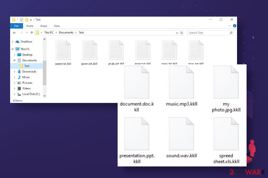 Kkll file extension virus Kkll file extension virus