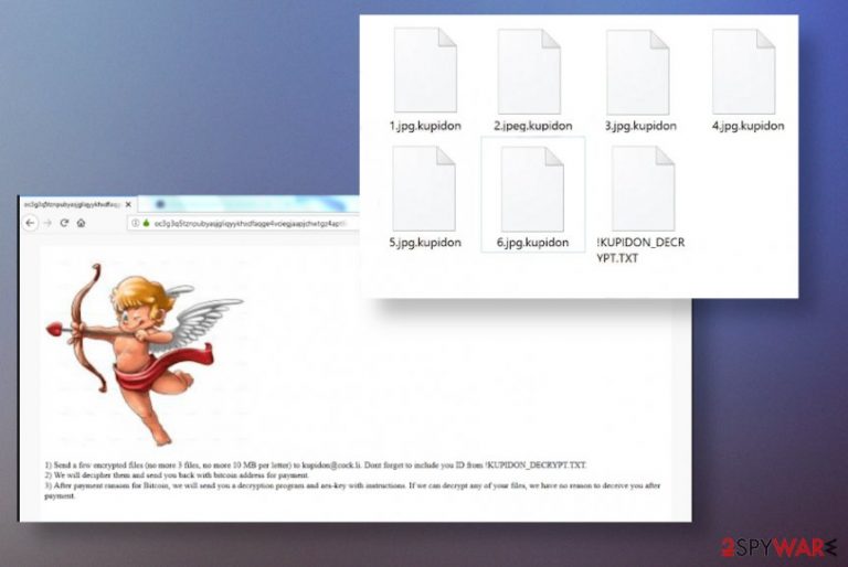 Kupidon ransomware Kupidon ransomware