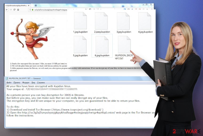 Kupidon ransomware virus Kupidon ransomware virus