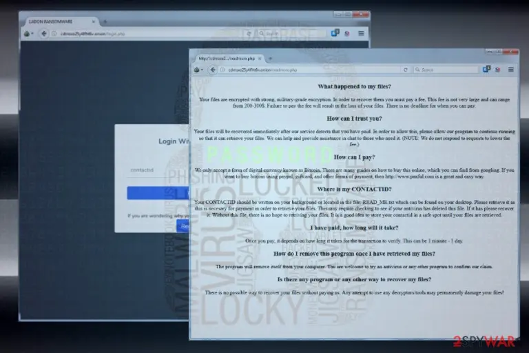 Ladon ransomware virus