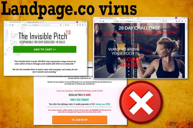 Landpage.co adware