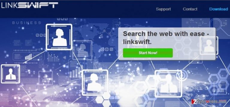 The image revealing LinkSwift adware The image revealing LinkSwift adware
