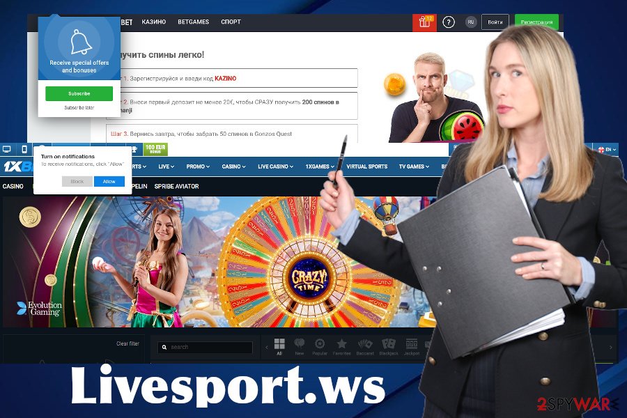 Livesport.ws popups Livesport.ws popups