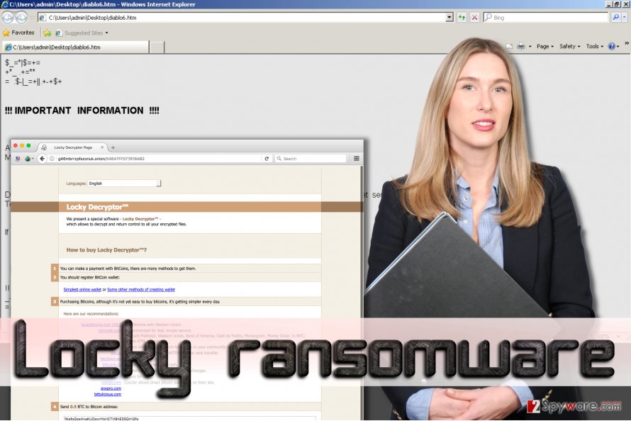 Image of Locky virus Image of Locky virus