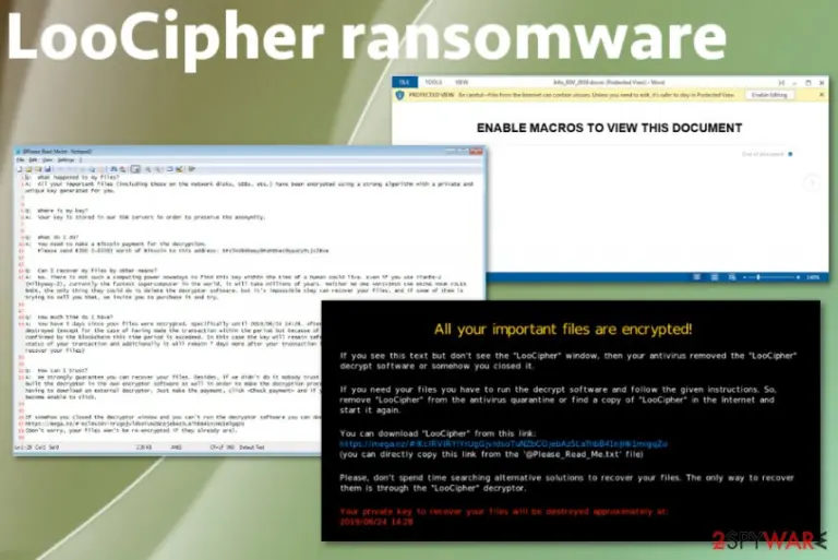 LooCipher ransomware