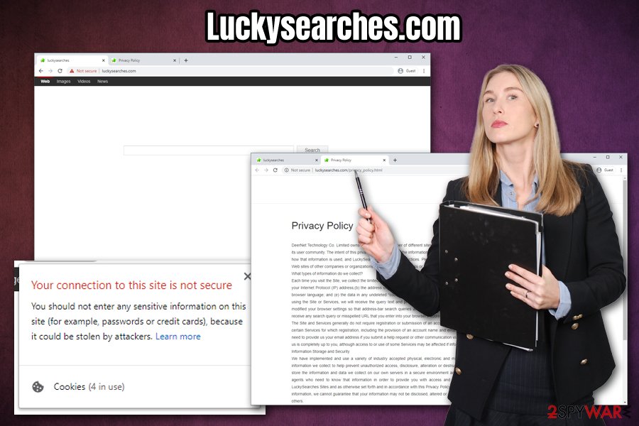 Luckysearches.com hijack Luckysearches.com hijack