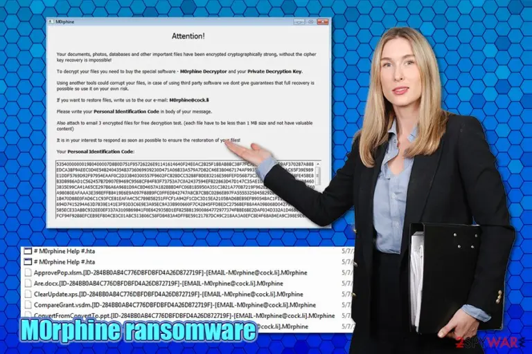 M0rphine ransomware virus
