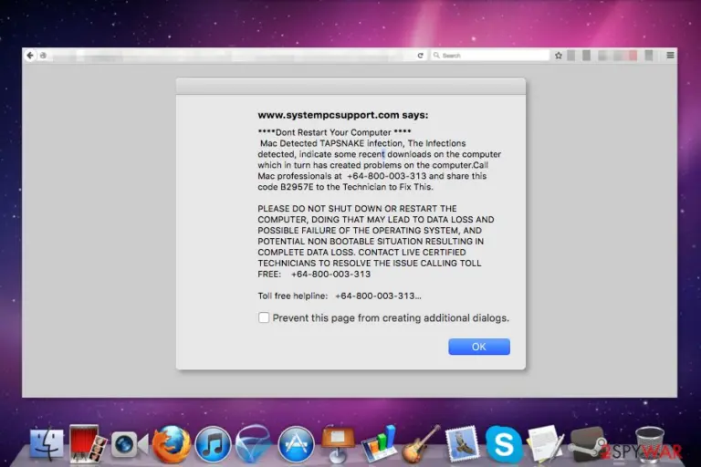 The screenshot of 