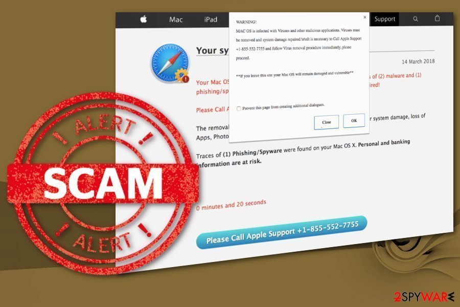 MAC OS is infected with Spyware virus MAC OS is infected with Spyware virus