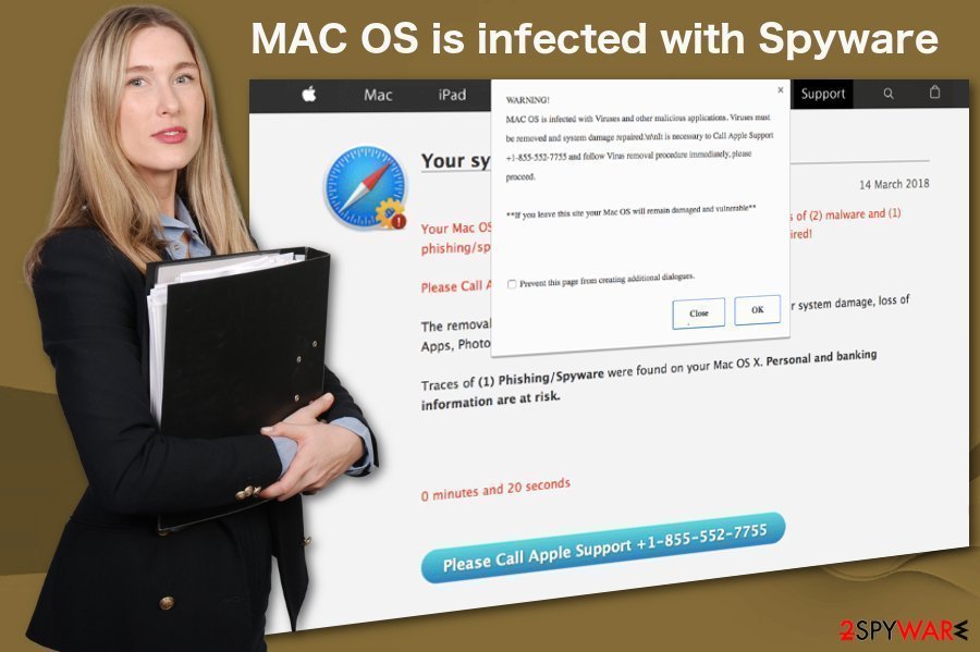 MAC OS is infected with Spyware scam MAC OS is infected with Spyware scam