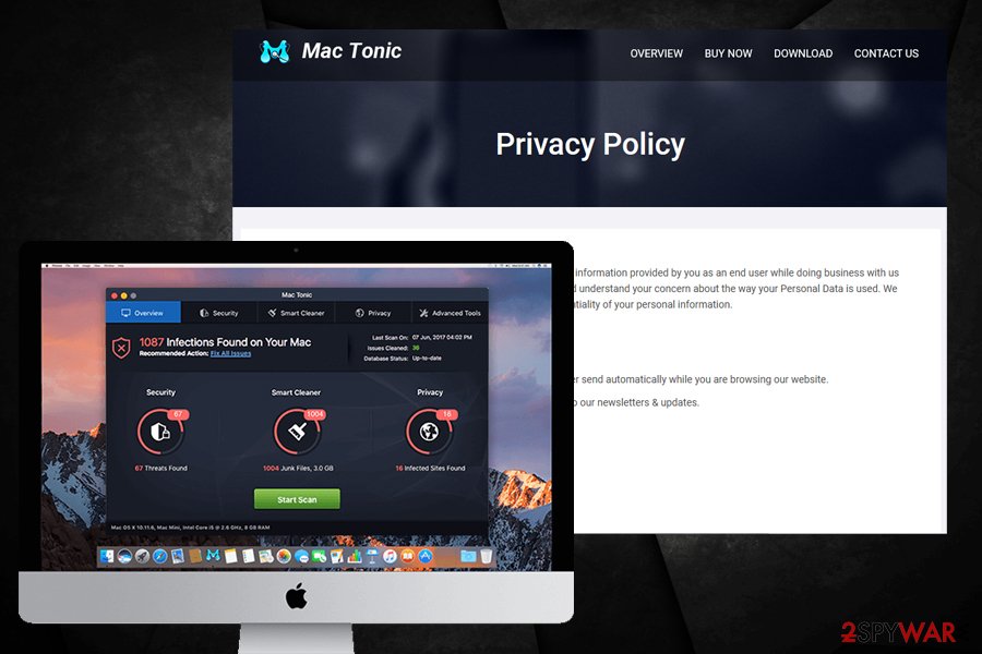 Mac Tonic Privacy Policy Mac Tonic Privacy Policy